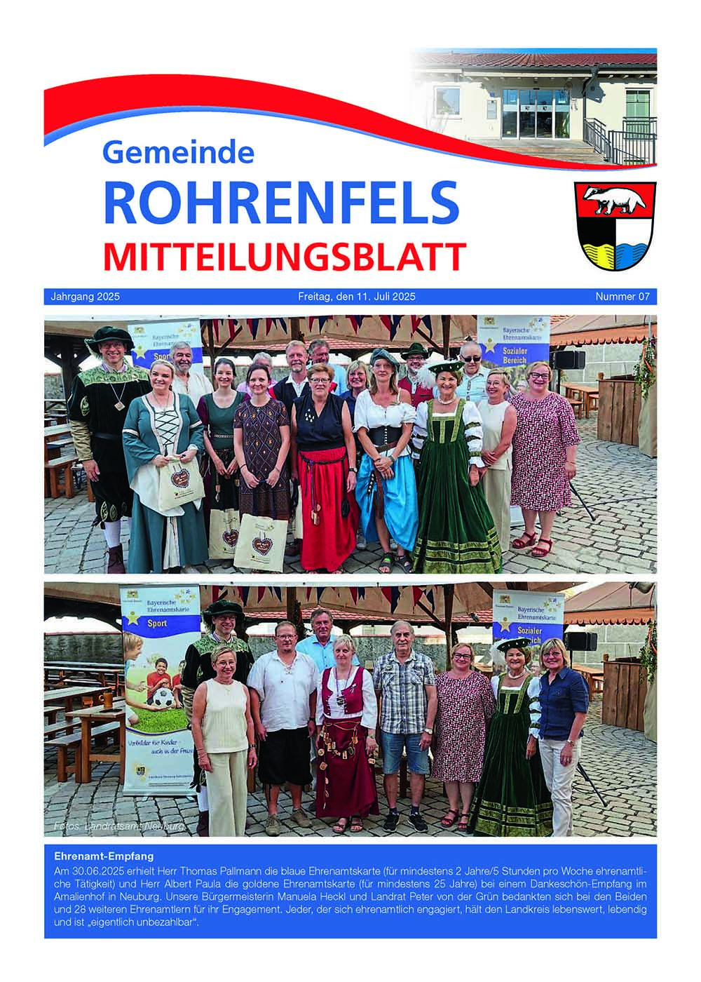 Rohrenfelser Mitteilungsblatt