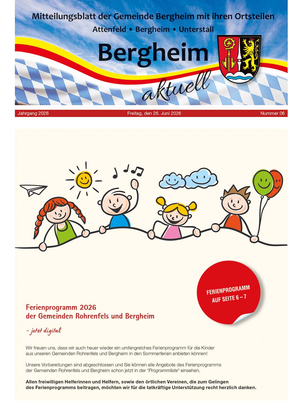 Mitteilungsblatt Bergheim