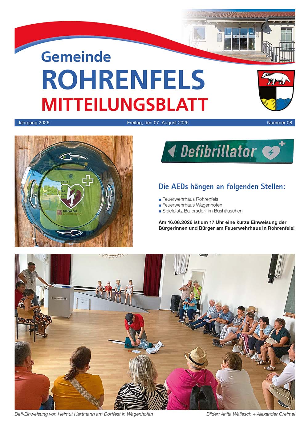 Rohrenfelser Mitteilungsblatt